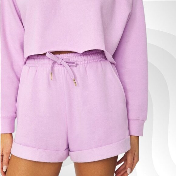 WeWoreWhat Pants - 2/$50 WeWoreWhat Lilac Pull-On Sweat Shorts Size S | Comfy Lounge Shorts